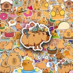 50 autocollants capybara FestiChill