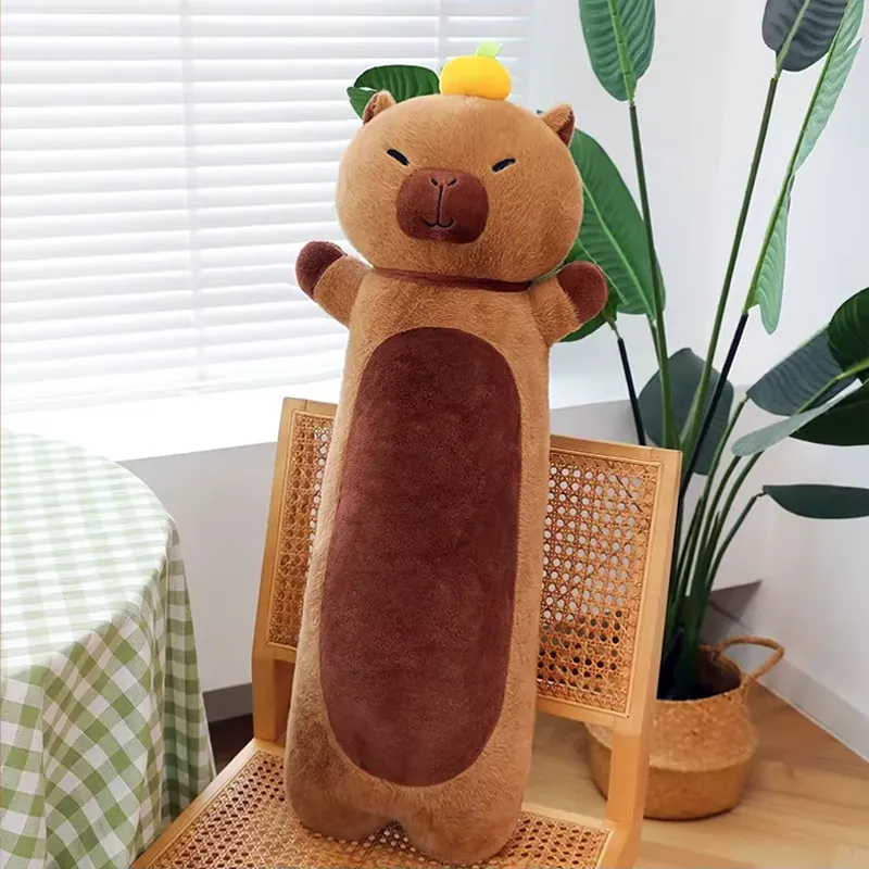 Capybara peluche oreiller géante