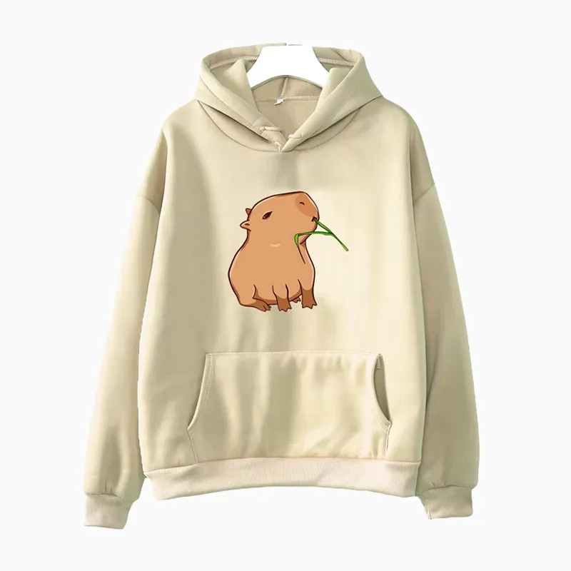 Sweat Capybara Snacky Beige