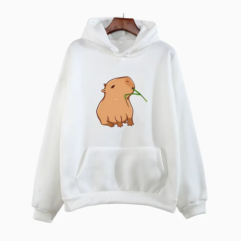 Sweat Capybara Snacky Blanc