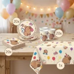 Kit Anniversaire Capybara 61 pièces
