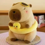 Peluche Capybara Bouée Canard