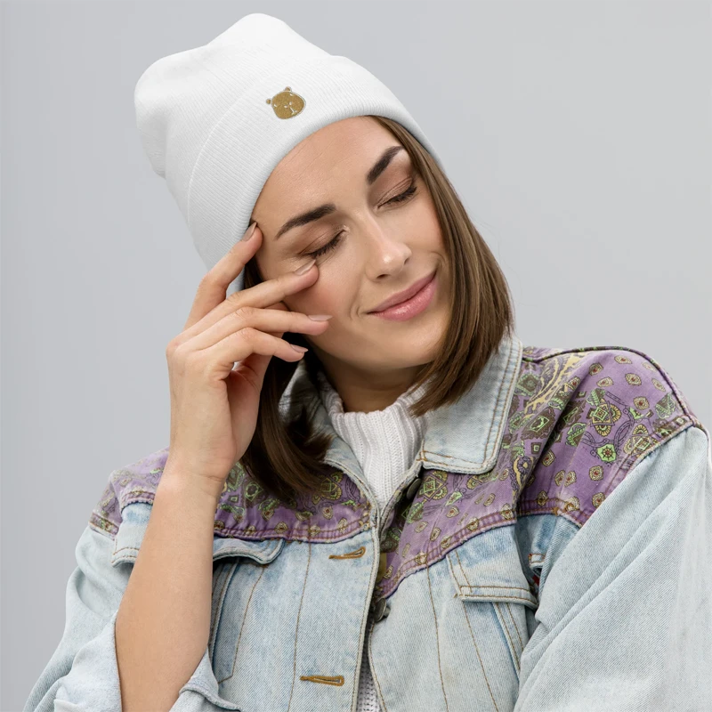 Bonnet Brodé Capybara Signature Femme