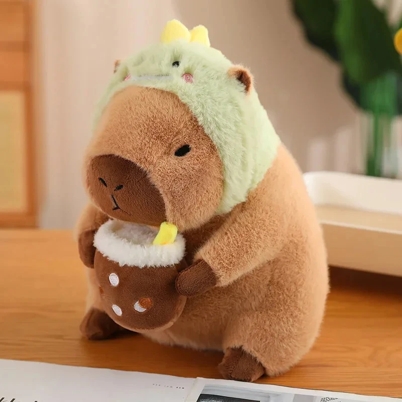 Peluche Capybara Dinosaure Dinocap 30cm