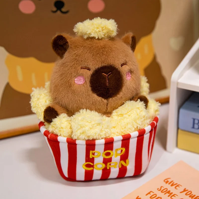 Peluche Capybara Pop-Corn Popcap 21cm